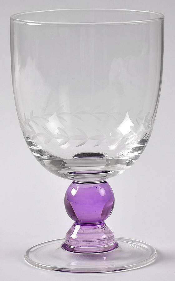 Options (Multicolored) Amethyst Water Goblet by Portmeirion-1
