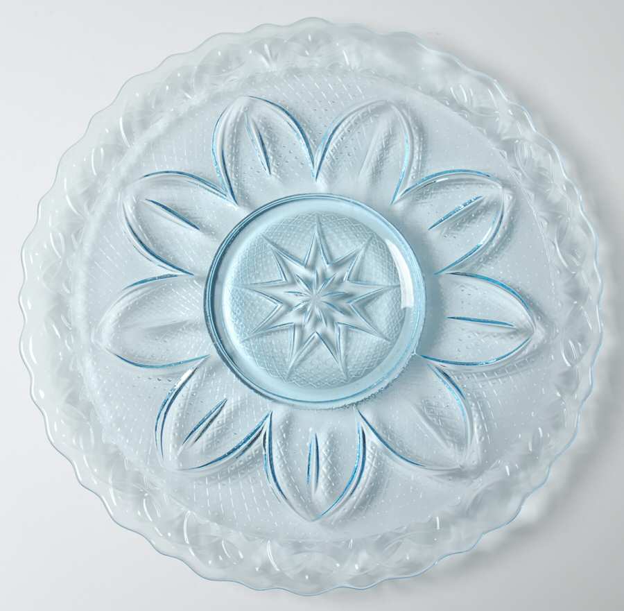 Capri 10" Sandwich Plate by Princess House-1