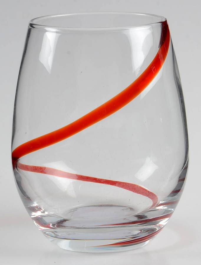 Swirline Red Stemless Wine by Pier 1-1