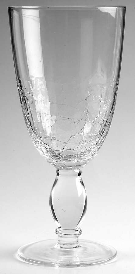 Chunky Crackle Water Goblet by Pier 1-1