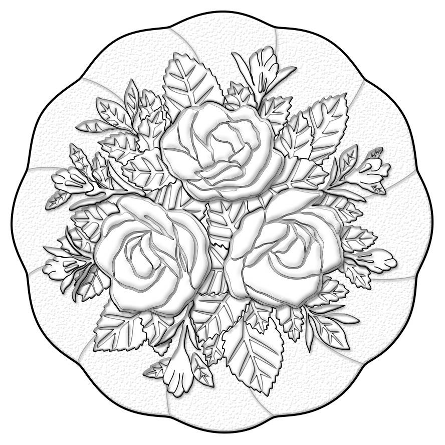 Livia Dinner Plate by Pasari Crystal-1