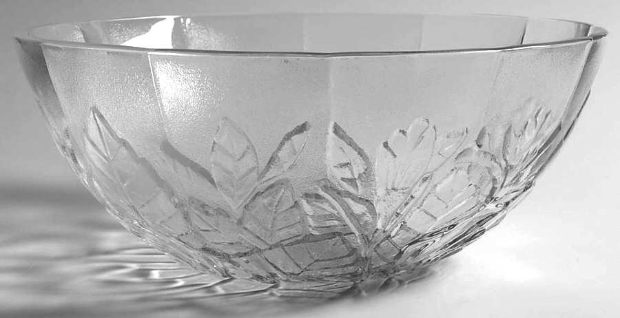 Livia 9" Round Bowl by Pasari Crystal-1