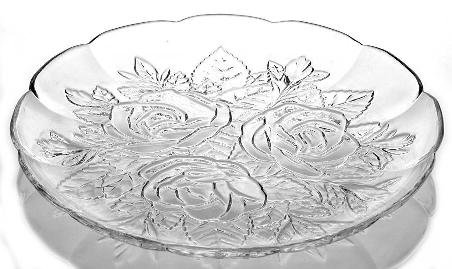 Livia Dinner Plate by Pasari Crystal-1
