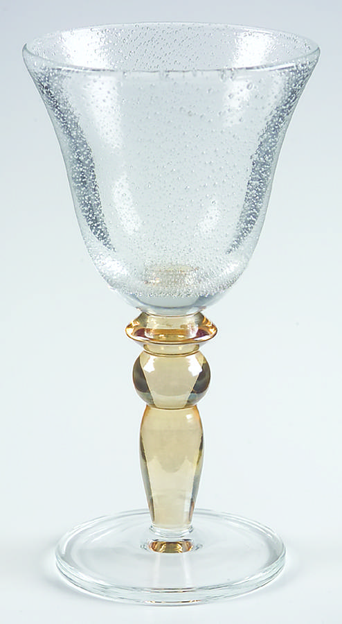 PBY6 Amber Water Goblet by Pottery Barn-1