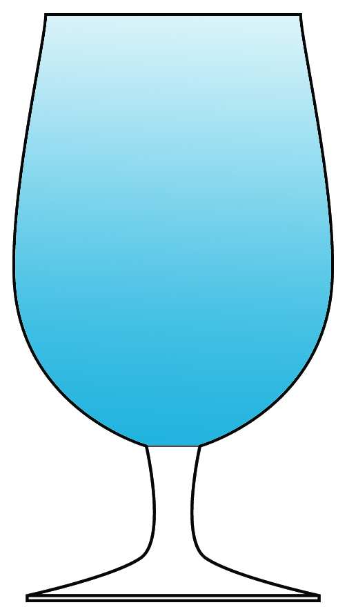 Pantiago Blue Water Goblet by Pier 1-1