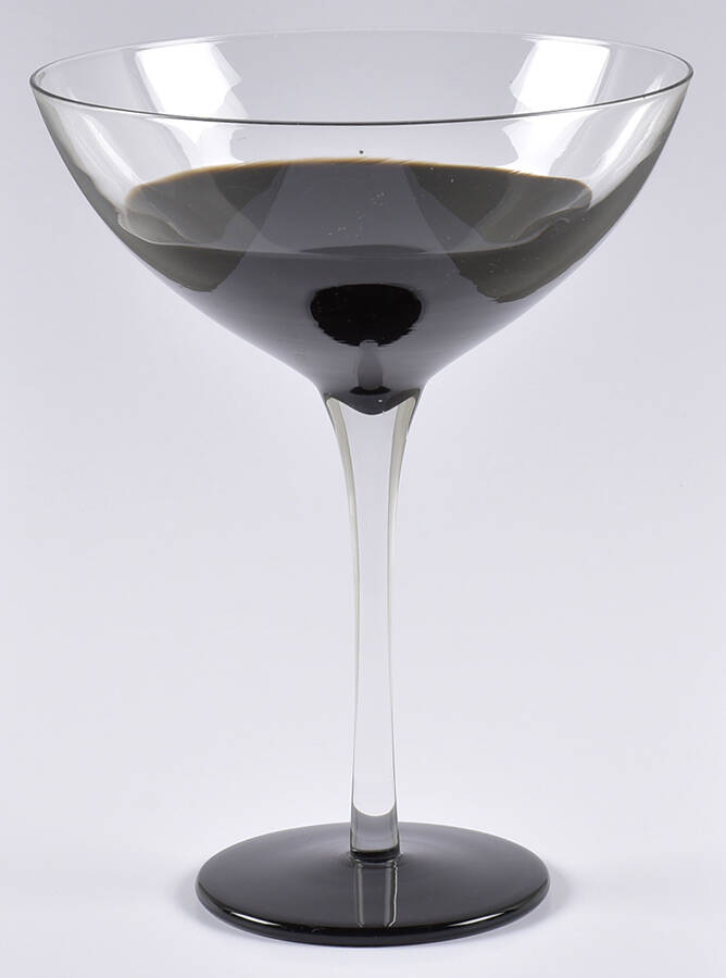Elemental Black Martini Glass by Pier 1-1