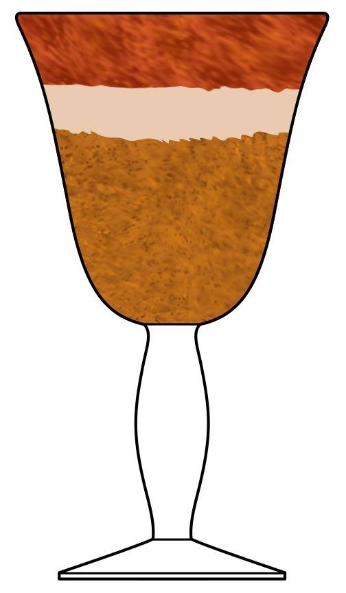 Tri Color Water Goblet by Pier 1-1