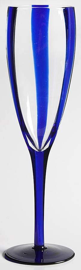 Blue Stripes Fluted Champagne by Pier 1-1