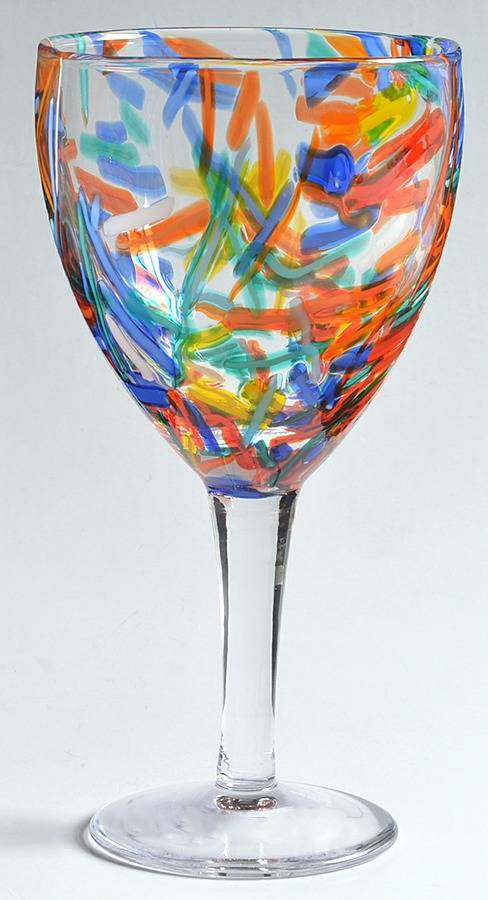 Confetti Water Goblet by Pier 1-1