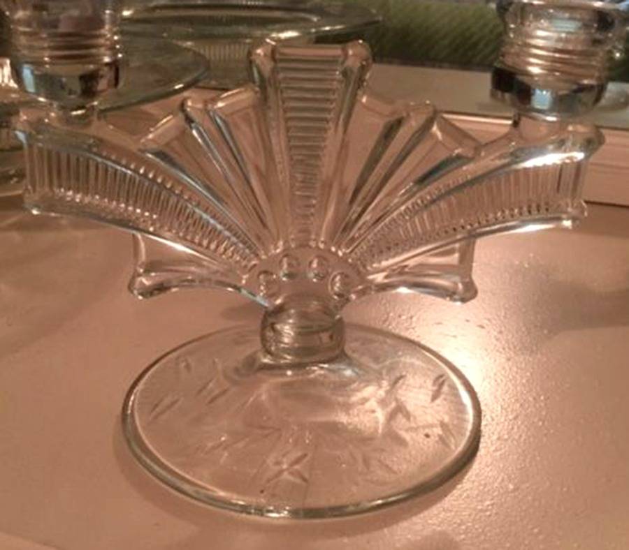 330-1 Double Light Candlestick by Paden City-1