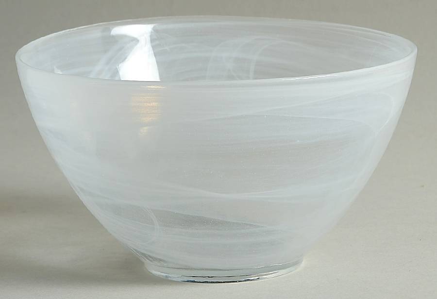 White Alabaster Niveus Cereal Bowl by Pier 1-1