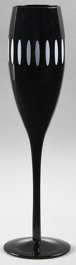 Black and White Fluted Champagne by Pier 1-1