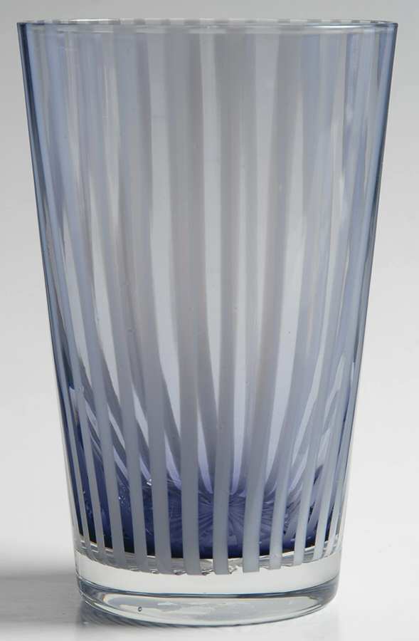 Vertical Stripe Violet Highball Glass by Pier 1-1