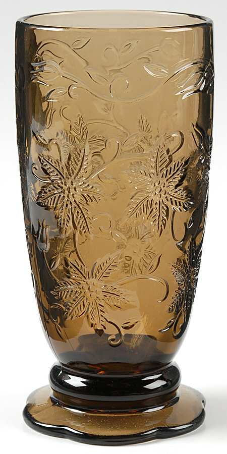 Fantasia Mocha Footed Tumbler by Princess House-1
