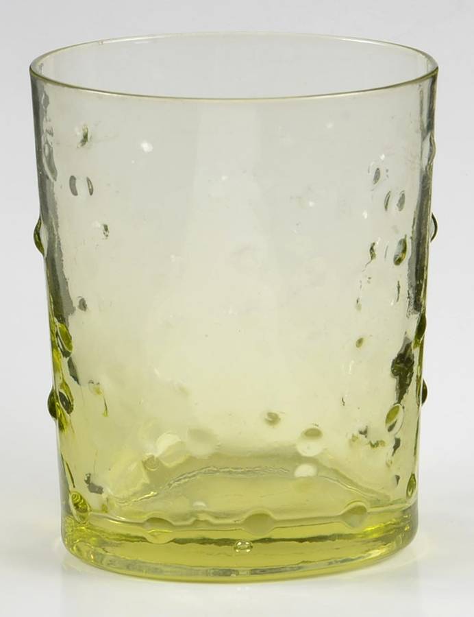 Green Dotted 12 Oz Flat Tumbler by Pier 1-1