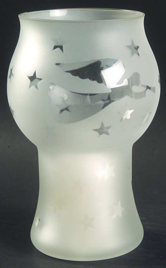 White Angel Mini Pillar Float Candleholder, Set of 2 by Pfaltzgraff-1