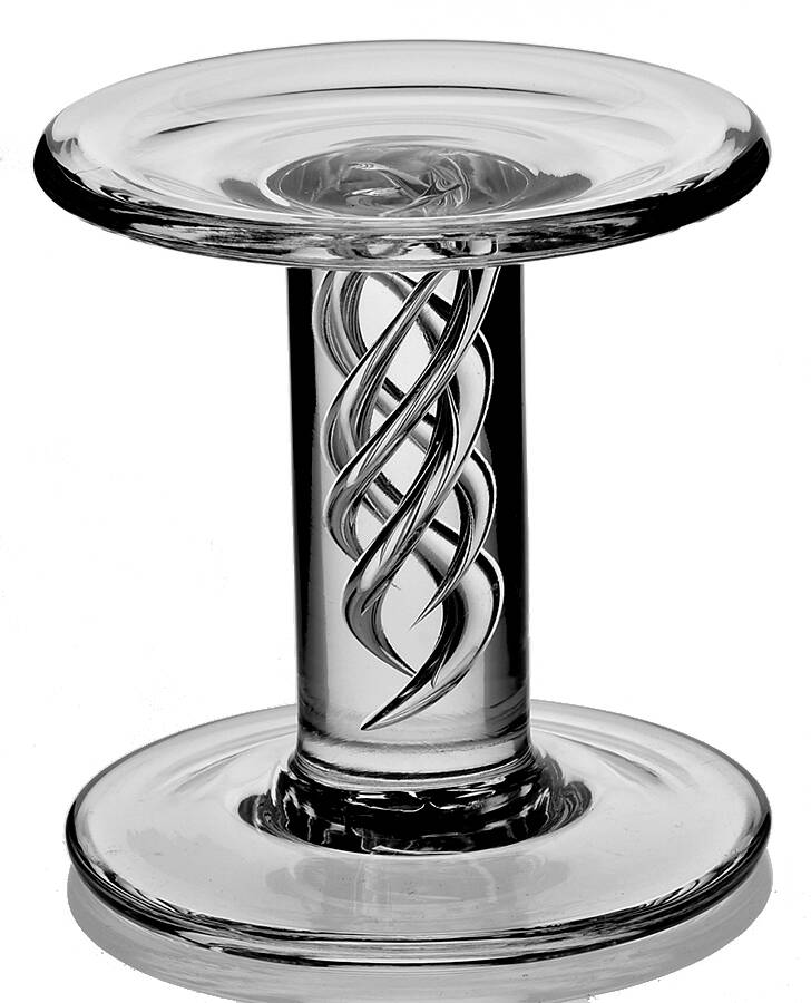 Stratton 5" Single Light Candlestick by Simon Pearce-1
