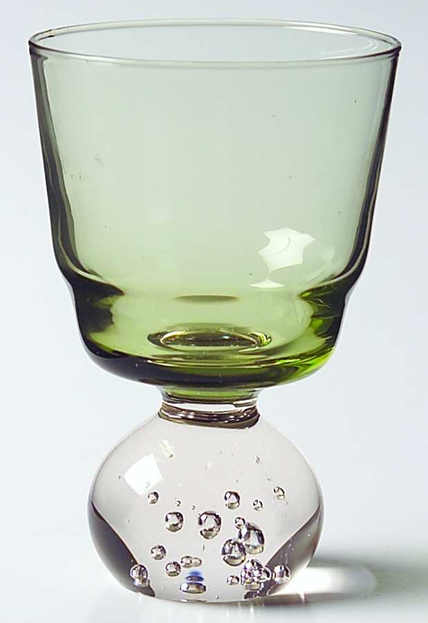 Raindrop Pale Green Wine Glass by Portugal-1