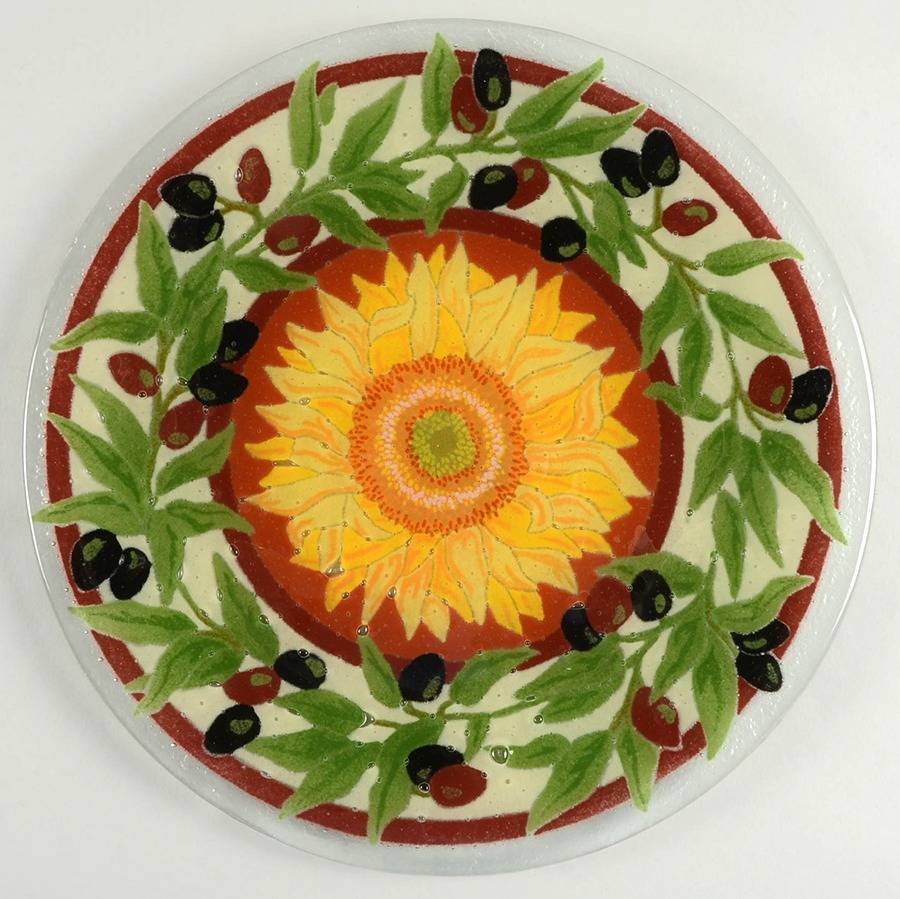 Tuscany Dinner Plate by Peggy Karr-1