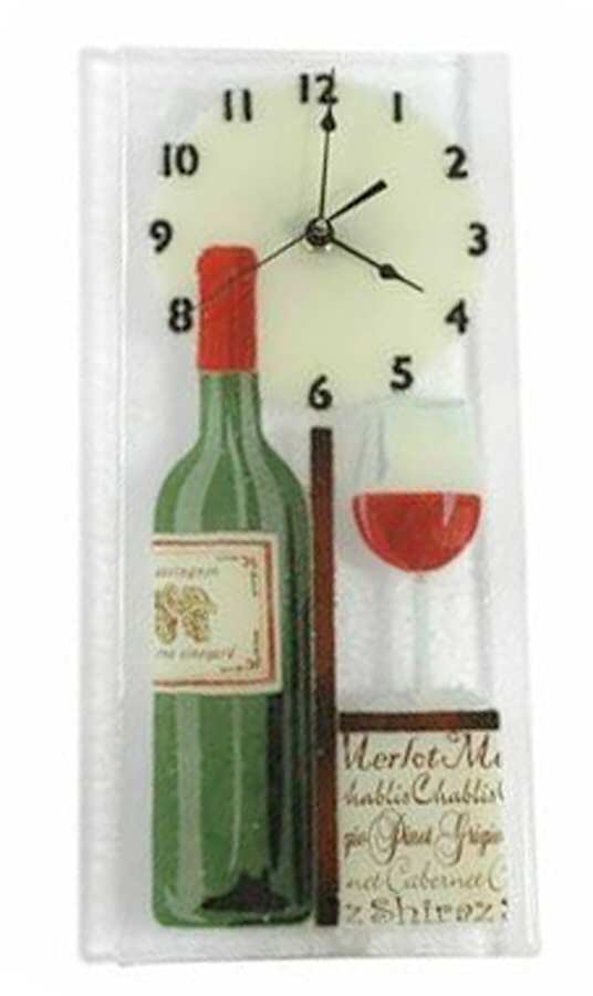 Vino Wall Hanging Clock by Peggy Karr-1