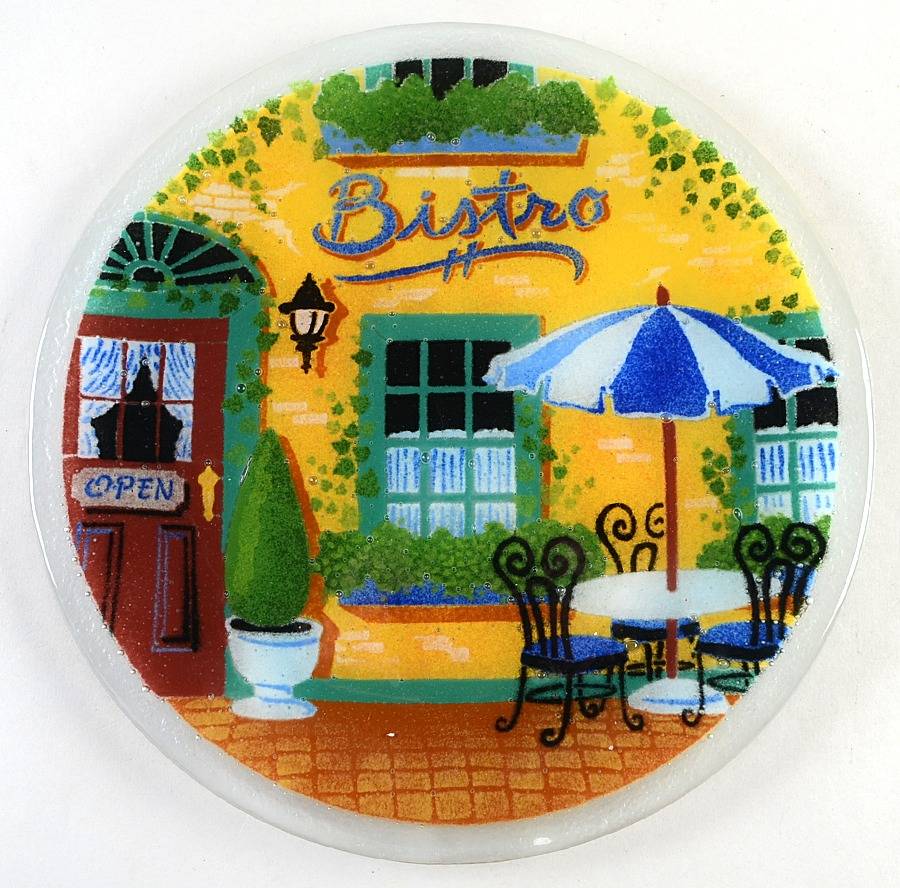 Bistro Dinner Plate by Peggy Karr-1