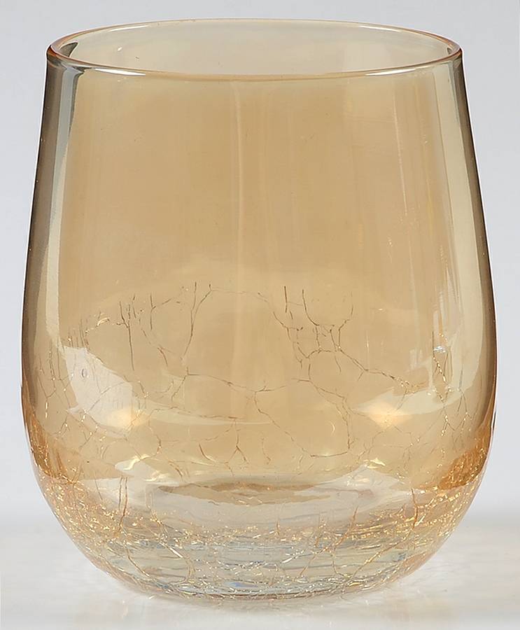 Amber Crackle (Golden Luster) Double Old Fashioned by Pier 1-1