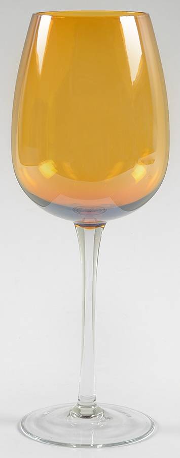 Amber Water Goblet by Pier 1-1