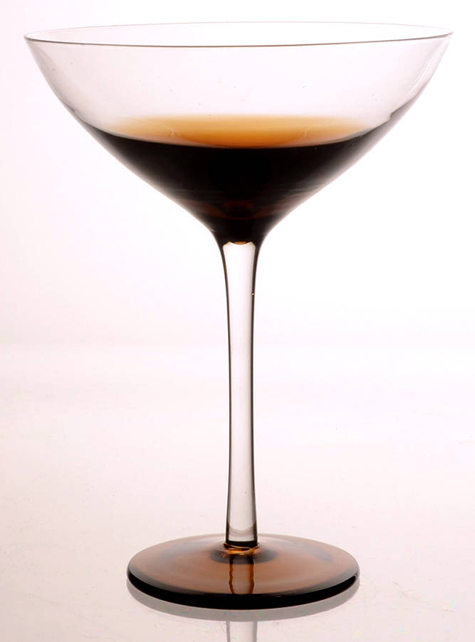 Elemental Amber Martini Glass by Pier 1-1