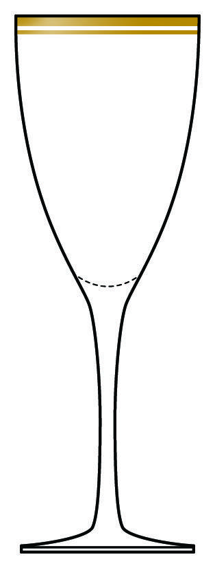 Gold Rim White Wine by Pier 1-1