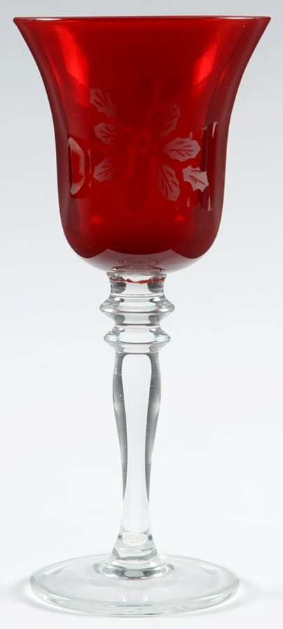 Poinsettia 7" Stemmed Votive Candleholder by Princess House-1
