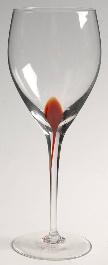 P1C30 Red Water Goblet by Pier 1-1