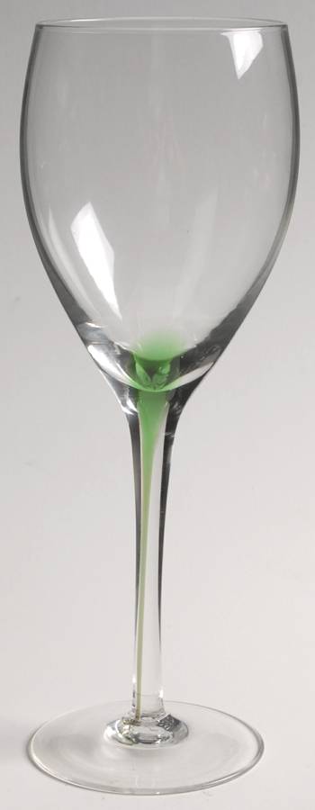 P1C30 Green Water Goblet by Pier 1-1