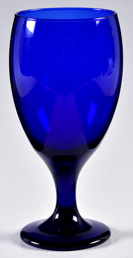 Cobalt Water Goblet by Pier 1-1