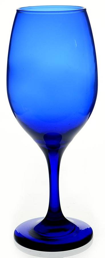 Cobalt Water Goblet by Pier 1-1