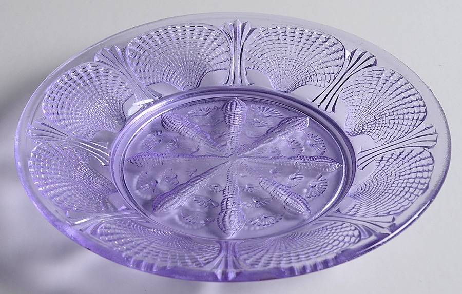 Seashell Lilac Appetizer Plate by Portieux-1
