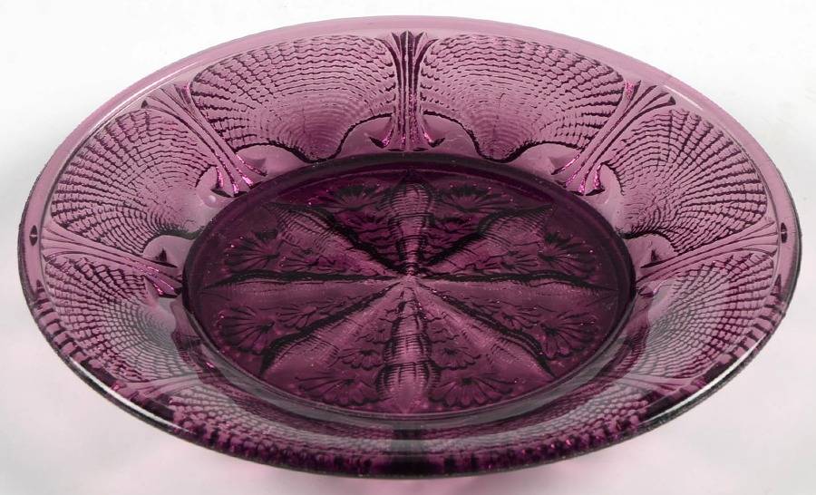 Seashell Amethyst Appetizer Plate by Portieux-1