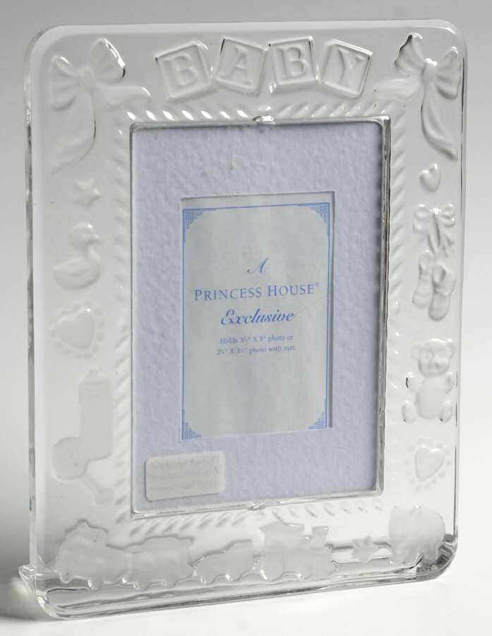 Baby Collection Frame-Holds 3" X 5" Photo by Princess House-1