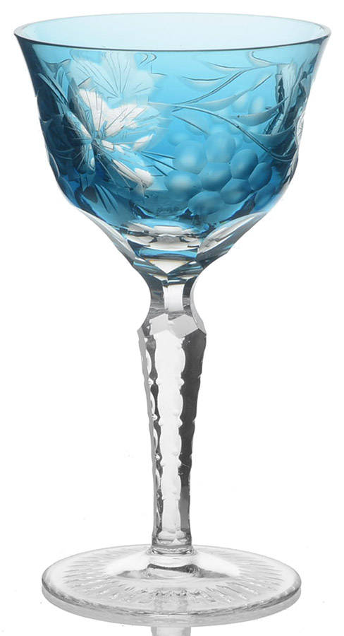 PAS2 Light Blue Sherry Glass by Pasco (Importer)-1