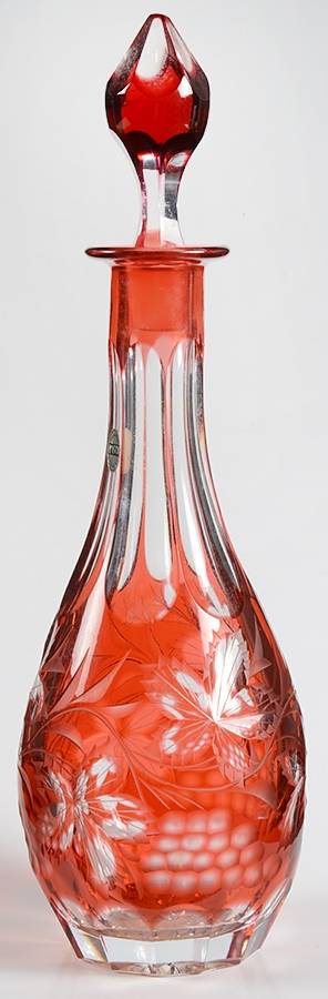 PAS2 Ruby Decanter & Stopper by Pasco (Importer)-1