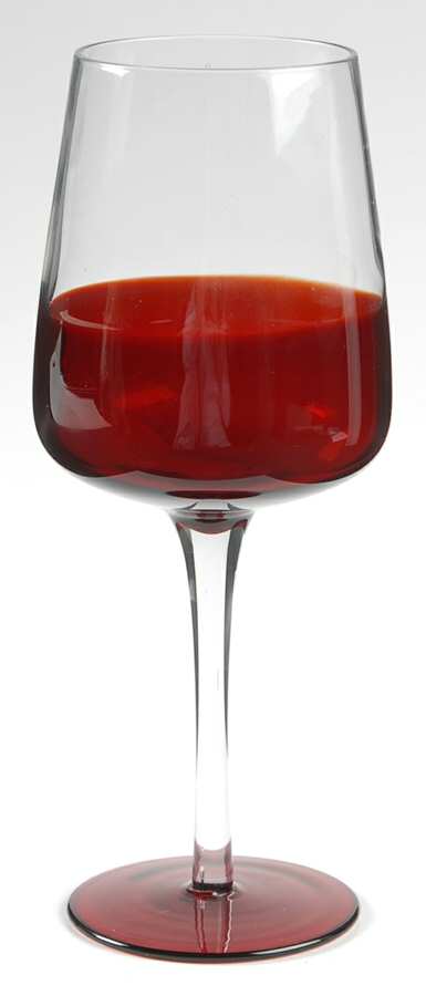Elemental Red Water Goblet by Pier 1-1