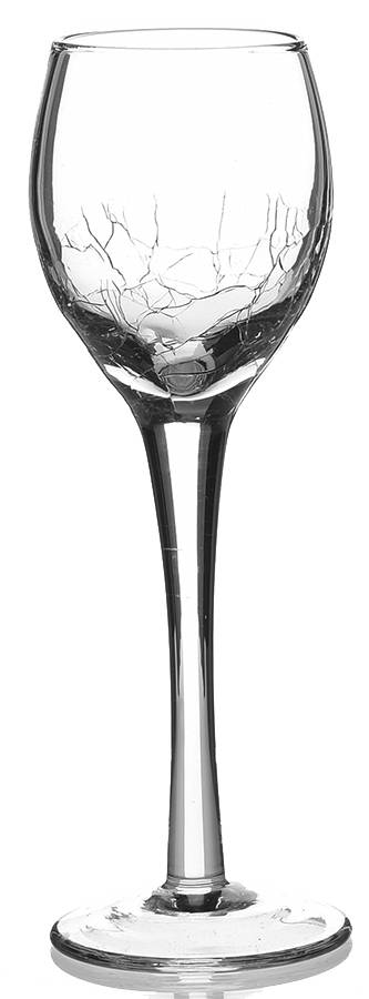 Crackled Cordial Glass by Pier 1-1