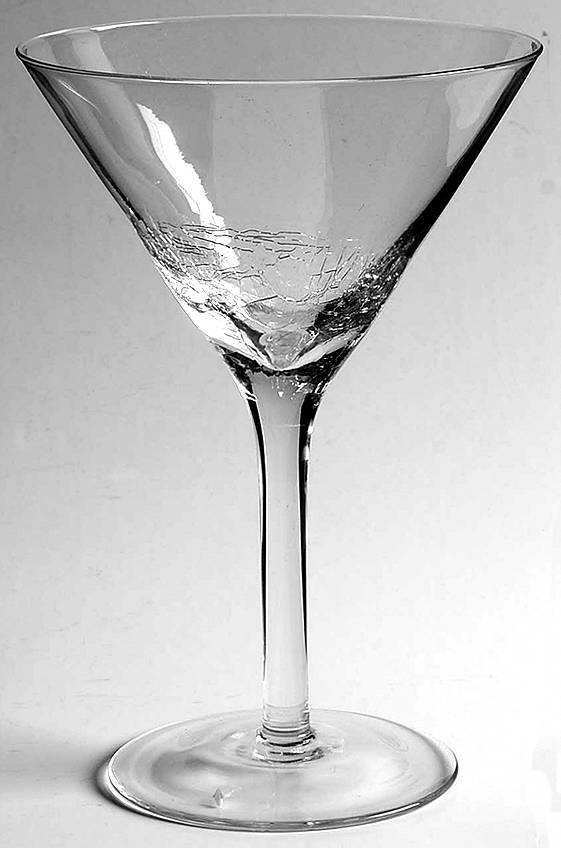 Crackled Martini Glass by Pier 1-1