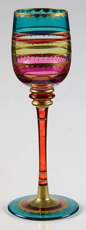 Festive Stripe (Gold Accents) Cordial by Pier 1-1
