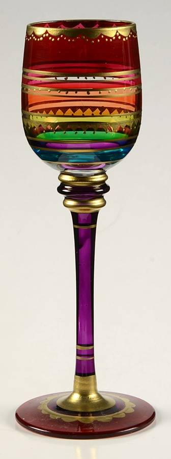 Festive Stripe (Gold Accents) Cordial by Pier 1-1