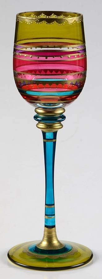 Festive Stripe (Gold Accents) Cordial by Pier 1-1