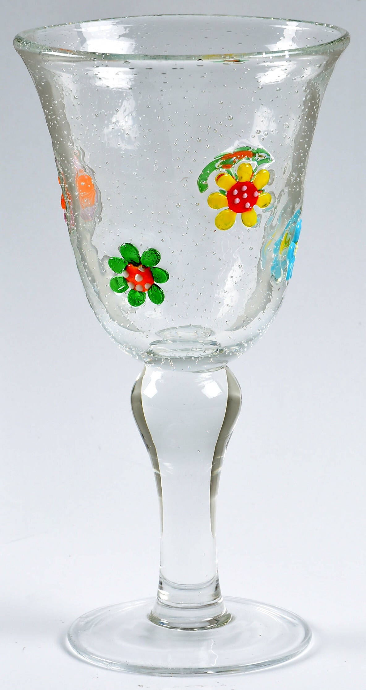 Bubble Flower Water Goblet by Pier 1-1