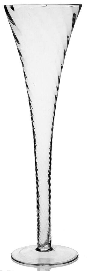 Swirl Trumpet Fluted Champagne by Pier 1-1