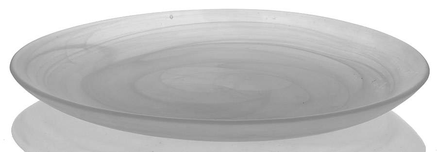 White Alabaster Niveus Salad Plate by Pier 1-1