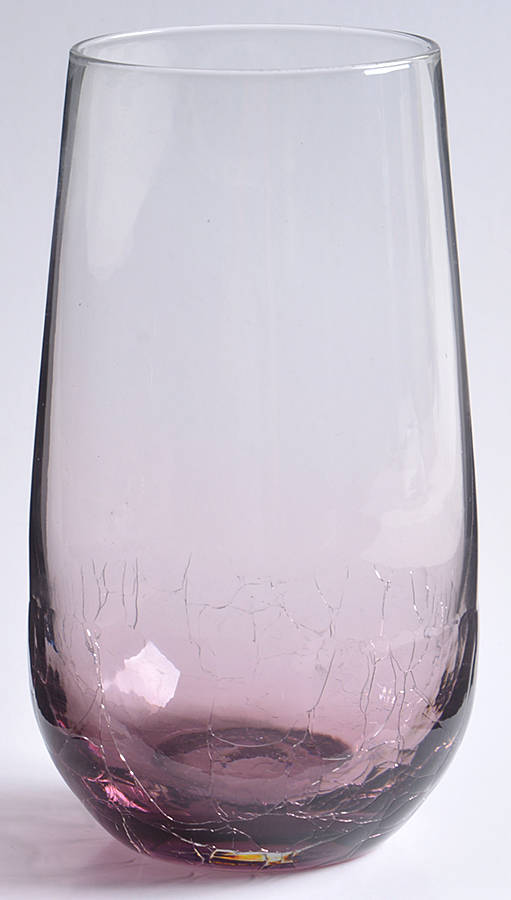 Purple Crackle 19 Oz Flat Tumbler by Pier 1-1