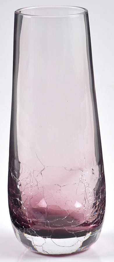 Purple Crackle 6" Bud Vase by Pier 1-1
